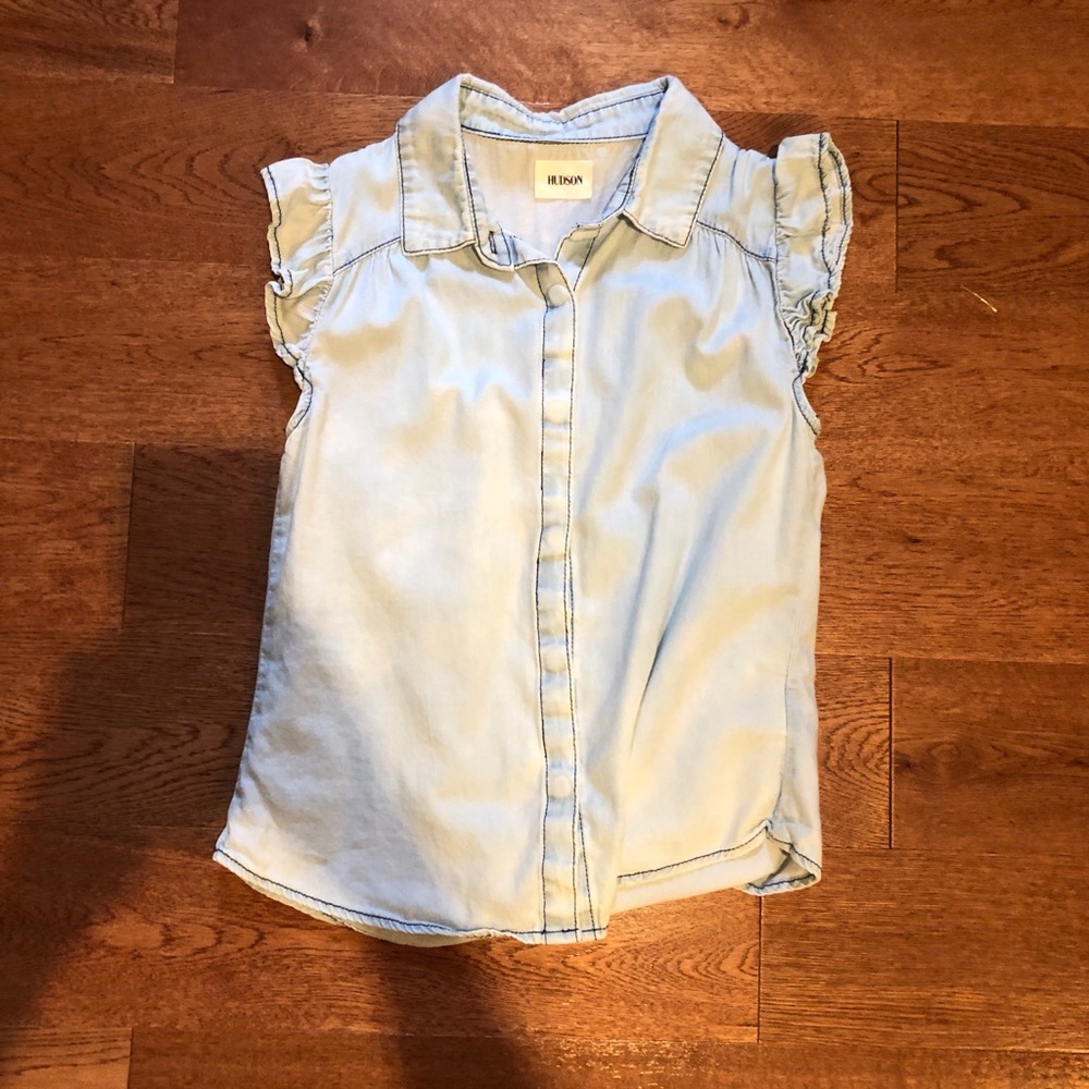 light-denim colored shirt